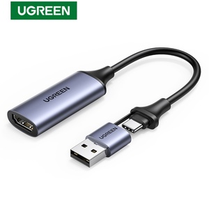 UGREEN Video <strong>Capture</strong> Card 4K HD-MI to <strong>USB</strong>-A/<strong>USB</strong>-C HD-MI <strong>Capture</strong> Card Full HD 1080P <strong>USB</strong> 2.0 <strong>Capture</strong> Video and Audio Recording - Product Image 1