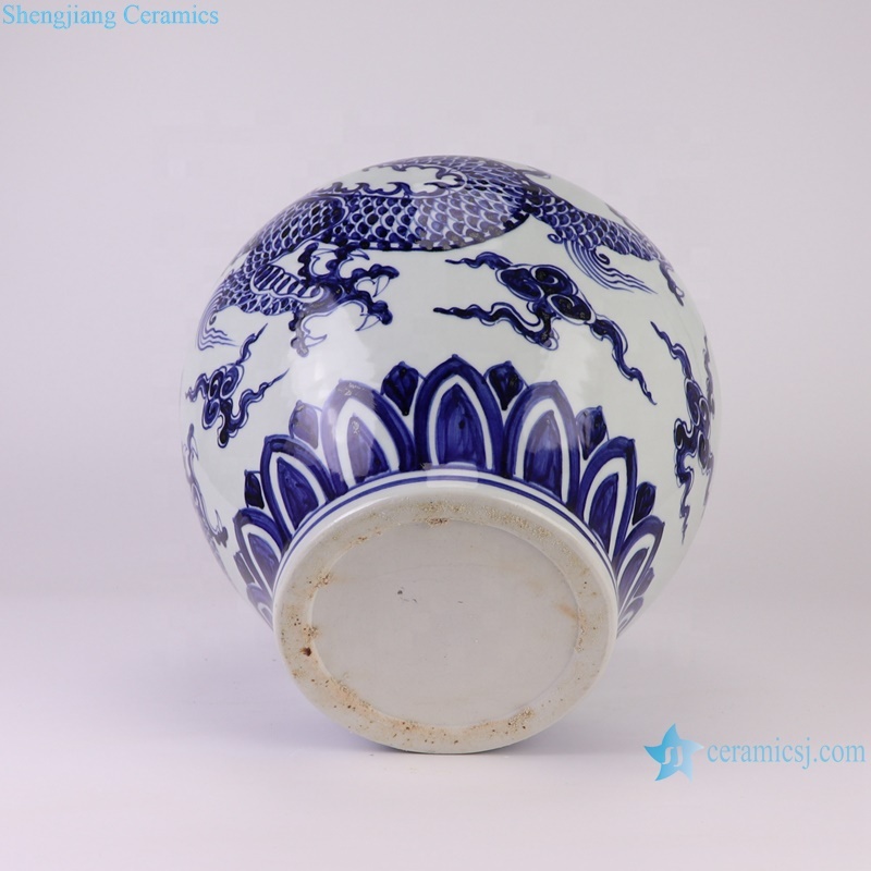 中国古美術✦元代青花龍紋モンゴル包✦文房具・純手描き・細工・置物・陶芸・案頭 中国古美術✦元代青花龍紋モンゴル包✦文房具・純手描き・細工