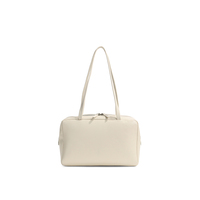 Sac à main de luxe pour femme, style The Row, sac bowling vintage en cuir d'agneau souple, à porter à l'épaule