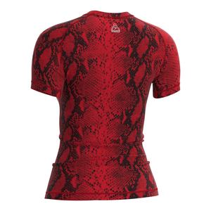 Camiseta de Compresión para Mujer, Tejido Elástico en 4 Direcciones que Absorbe la Humedad, Costuras Reforzadas, Ideal para Entrenamiento de Artes Marciales - Product Image 4