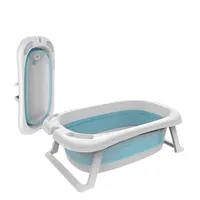 Baignoire pliable pour bébé, nouveau Design mignon, baignoire Portable pour enfants avec capteur de température, seau de bain pour bébé, baignoires pour bébé, 2021