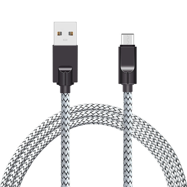 Zinc Alloy Tinned Copper Conductor Micro USB 3A Fast Charging Cable for Android Mobile Phones PVC Jacket Wholesale
