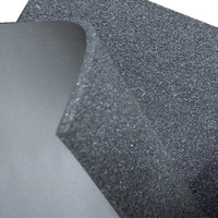 Feuille de mousse en caoutchouc nitrile noir de 10 mm, feuille de mousse NBR, feuille d'isolation en mousse de caoutchouc pour système HVAC