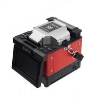 Máquina de Empalme por Fusión de Fibra Óptica Automática S6 con Alineación de Núcleo, Empalme Rápido en 8s y Calentamiento en 18s para Redes FTTx