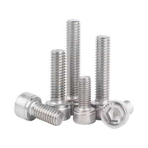 304 Stainless Steel Hex Socket Head Screw Inch Standard Thread Cylindrical Head Bolt UNC Plain Finish - Product Image 2