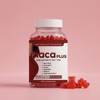 Gummies Jianweite Maca Plus pour l'amélioration et l'agrandissement des fesses et des hanches chez la femme, avec Tribulus, Aguaje, Fenugrec, 60 unités, Énergie