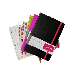B5 PU Leather Planner A5 Customized Pages Journal Custom Logo Printing Private Label Notebook