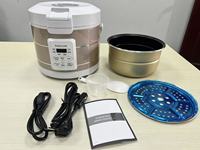 Cuisinière à riz électrique universelle 12-24V 3L, pot de cuisson portable pour voiture avec minuterie et fonction maintien au chaud pour SUV, camion, camping-car, camping