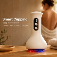 Masseur à ventouses intelligent avec logo personnalisé, appareil de thérapie infrarouge, soulagement des douleurs musculaires, alimentation USB, télécommande sans fil