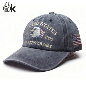 Casquette de baseball brodée pour homme, 250e anniversaire des États-Unis, style vintage, pour le golf, avec LOGO - Product Image 3