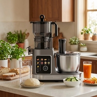 Nouvelle Machine à Pétrir Multifonctionnelle 6-en-1 Silencieuse pour la Maison 2026 avec Mixeur, Hachoir à Viande et Extracteur de Jus – Direct Usine