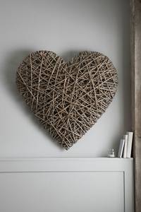 Wicker Heart Shaped <b>Decoration</b> Natural <b>Rattan</b> Crafts Customized Hanging Christmas <b>Decoration</b> - Product Image 4