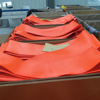 Sangle de levage en polyester 1T-10T, sangles de fixation pour la mise en gré et le levage