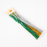 Tiges de chenille colorées en gros, scintillantes, idéales pour Noël, tiges de base en grande quantité pour une créativité économique