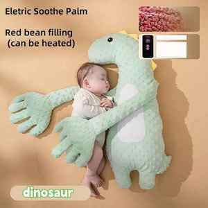 전동 토닥임 기능과 음악이 내장된 아기 수면 애착 인형, 북극곰 플러시 수면 베개 - Product Image 3