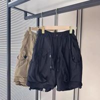 Nouveaux shorts cargo multi-poches pour hommes, taille plus, avec cordon de serrage, style streetwear tactique, vente en gros, fournisseur d'usine