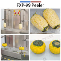 FENGXIANG Dubbelkop Ananas Schilmachine RVS Automatisch Commercieel Gebruik Hoge Efficiëntie Fruitverwerking