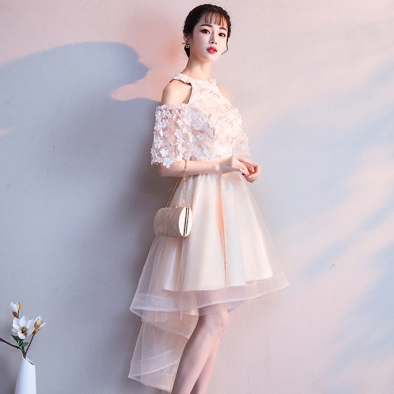 Short Lace Bridesmaid Dresses - Elegant Wedding Party Gowns Short Lace Bridesmaid Dresses - Elegant Wedding Party Gowns
