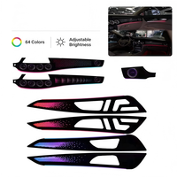 Kit d'éclairage d'ambiance LED multicolore pour Mercedes-Benz CLS W218 2012-2017 LHD, pour les aérateurs, amélioration décorative intérieure, 12V 3-5W
