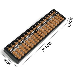 ขายส่งที่กำหนดเองโลโก้เด็กการเรียนรู้พลาสติกสีส้มลูกปัดคำนวณของเล่นตัวเลข Abacus - Product Image 2