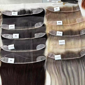 Parche para la línea del cabello con encaje suizo de la mejor calidad, reemplazo capilar frontal HD de cabello humano - Product Image 2