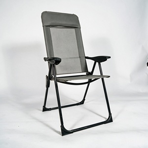 <b>Reclining</b> Foldable Outdoor Patio <b>Chair</b> with Breathable Teslin Mesh - Product Image 3
