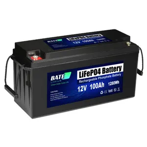 Lifepo4バッテリー12v 100ahポータブルスマートBMS