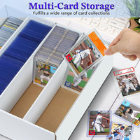 Cajas plegables de cartón para almacenamiento de tarjetas coleccionables, tarjetero deportivo clasificado, caja organizadora, caja combinada de cartón al por mayor