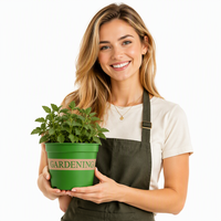 Vente en gros de pots de fleurs d'intérieur modernes en plastique PP durable avec trous de drainage, jardinières mignonnes et uniques pour la décoration de la maison, 0,14 gallon