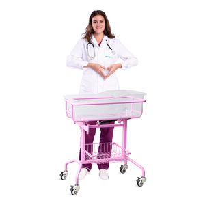 X01-5 SAIKANG <strong>Wholesale</strong> Movable ABS Manual Hospital Newborn Pediatric Baby <strong>Crib</strong> Manufacturers - Product Image 1