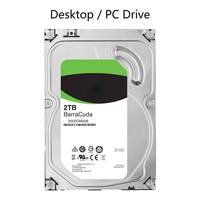 Disque dur SATA 3.5 2000DM006 2TB BarraCuda pour ordinateur de bureau, stockage de bureau, qualité originale A, testé 100% en état.