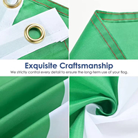 Drapeaux promotionnels personnalisés en polyester pour usage extérieur, imprimés numériquement, avec logo sur mesure, pour tous les pays