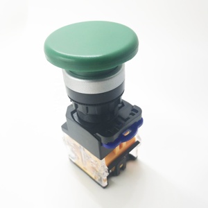 Botón pulsador tipo hongo de 22 mm, momentáneo, de auto-reinicio, instantáneo, rojo, verde, amarillo, 10A, modelos LAY50-22D-11M y LA38-11M - Product Image 6