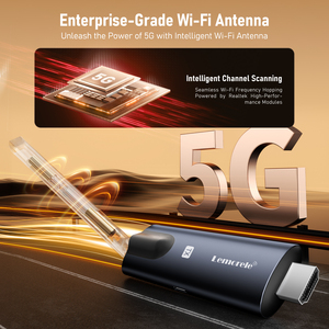 Ensemble émetteur <span class=keywords><strong>HDMI</strong></span> <span class=keywords><strong>sans</strong></span> <span class=keywords><strong>fil</strong></span> R1010 pour présentation et transmission vidéo <span class=keywords><strong>sans</strong></span> <span class=keywords><strong>fil</strong></span>, Plug and Play, connectivité réseau Wi-Fi 5 GHz - Product Image 4