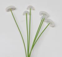 Articles populaires : Lampes solaires LED de jardin, lumière blanc chaud, verre, hauteur 70 cm, forme champignon, indice de protection IP20, commande par bouton, pour la décoration de jardin