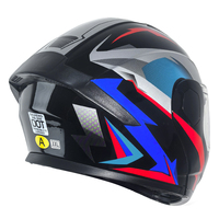 Casco Moto Modulare Flip-Up Certificato DOT ECE con Doppia Visiera in ABS e Fibbia a Sgancio Rapido