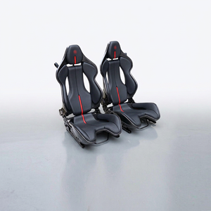 Sièges baquet en cuir et fibre de carbone personnalisés, modifiés, avec logo Scuderia Racing, inclinables, pour SF90 458 488 812 296GTB - Product Image 1
