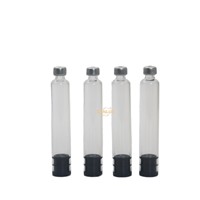 Flacon en verre durable de 4 ml avec couvercle en aluminium et bouchon en caoutchouc, crème de soin pour la peau emballée individuellement