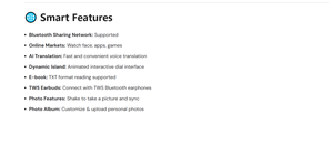 Smartwatch Hello <span class=keywords><strong>3</strong></span> Plus Ultra con Display Amoled 49mm, WhatsApp, Controllo Remoto Musica, Assistente Vocale, Bussola, NFC, Hello <span class=keywords><strong>3</strong></span> H26 ULTRA+ - Product Image 5