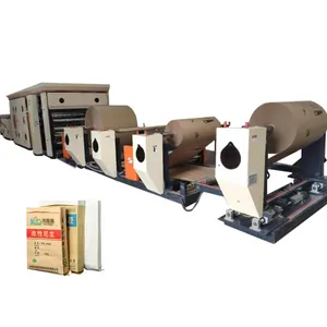 2024 ZHUDING Automatic Square Bottom 50KG Kraft Paper Cement Bag Making Machine Line