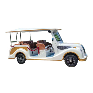 Vehículo Eléctrico Retro Cerrado para Turismo con Tablero Vintage para Recepción VIP en Resorts de Alta Gama - Product Image 1