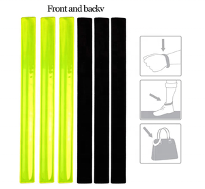 光と切り替えプッシュボタン付き反射バンド、任意のロゴを印刷でき、任意のサイズの反射PVCを行うことができます - Product Image 5