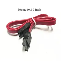 Cable Divisor SATA de 7 Pines Macho a Hembra para Transferencia de Datos de Disco Duro, Cable de Extensión para Computadora Portátil, SSD, HDD