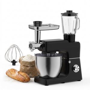 Mixeur Électrique Multifonctionnel Premium 10L en Acier Inoxydable à 6 Vitesses, Silencieux, pour Usage Domestique, Hachoir à Viande, Bol Mélangeur pour Gâteaux - Product Image 1