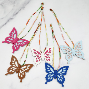 Elegant PU Leather Butterfly Bag <b>Charms</b> Cute Luxury Designer Keychain Fashion Bag <b>Charm</b> for Handbags Tote Bag Accessories - Product Image 4
