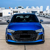 Kit carrosserie de performance automobile pour Audi A3 2017-2019, mise à niveau vers le modèle RS3 2025, comprend pare-chocs, calandre et diffuseur arrière