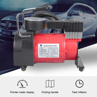 Compresor de Aire Portátil de Metal, Bomba para Inflar Neumáticos de Auto, Motocicleta, Scooter y Bicicleta, DC 12V 150PSI 100W CE ROHS