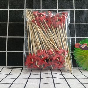 Animal Shape Bamboo Skewers 2.0mm-3.0mm Paper Label <b>Easter</b> Decoration Party Supplies - Product Image 4