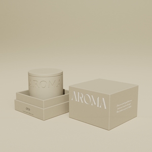 C&amp;H Custom Colors Concrete Cement Jar Luxury Scented Soy Wax Aromatherapy <strong>Candle</strong> With Gift Box - Product Image 4