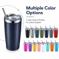 Bouteille d'eau isotherme de 20 oz, gobelets à changement de couleur, articles en gros, gobelet anti-fuite pour mariage